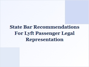 Legal Help for Injured Lyft Passengers