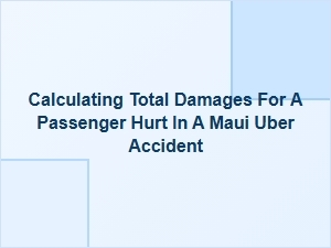 Calculating Uber Accident Damages in Maui