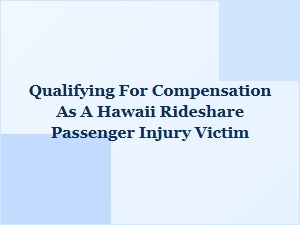 How to Get Compensation After a Hawaii Rideshare Accident